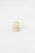 The Waterproof Hoops — 18K Gold Huggie Earrings
